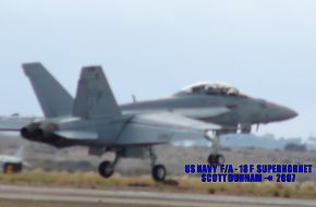 US Navy F/A-18F Super Hornet Fighter