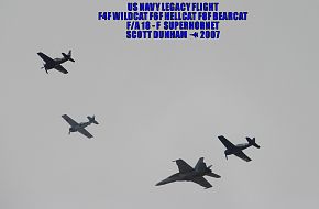 US Navy Legacy Flight