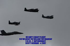 US Navy Legacy Flight