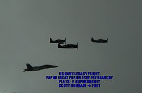 US Navy Legacy Flight