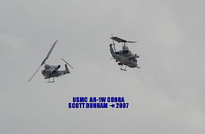 USMC AH-1W Super Cobra Helicopter Gunship
