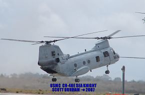 USMC CH-46E Sea Knight Helicopter MAGTF