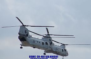 USMC CH-46E Sea Knight Helicopter MAGTF