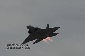 USAF F-22A Raptor Stealth Fighter