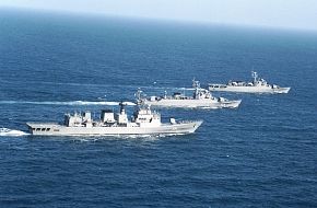 Three types of chinese built frigates in Thai service