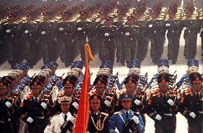 PLA honor guards