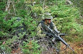 Canadian Troops in Exercise