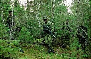 Canadian Troops in Exercise