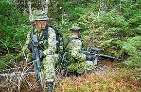 Canadian Troops in Exercise