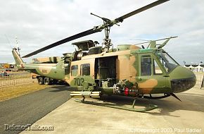 A now retired Aussie Iroquois Gunship