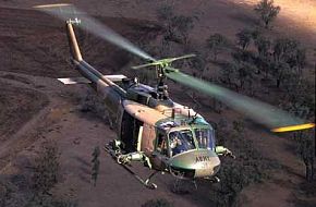 The last of the Australian Army Huey Gunships