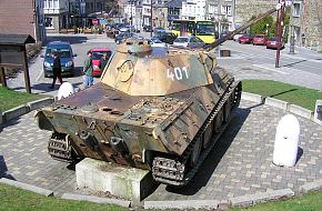 German tank " Panther mod.G" at Houffalize