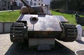 German tank " Panther mod.G" at Houffalize