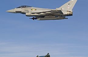 RAF Eurofighter Typhoon Bomb Drop