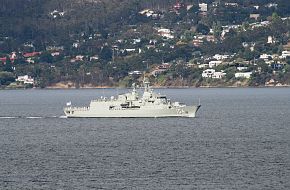 HMAS Parramatta visiting Hobart Feb 8 2008