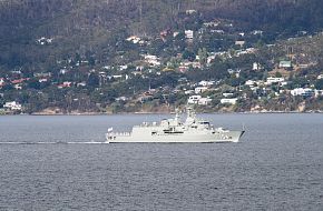 HMAS Parramatta visiting Hobart Feb 8 2008