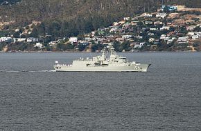 HMAS Parramatta visiting Hobart Feb 8 2008