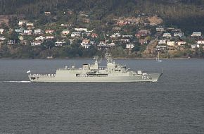 HMAS Parramatta visiting Hobart Feb 8 2008