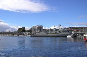 HMAS Parramatta in Hobart Feb 2008