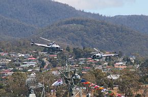 AS-350BA Squirrels at Royal Hobart Regatta