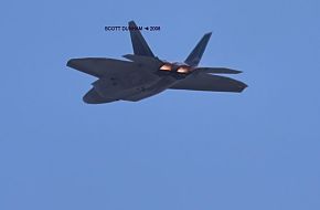 USAF F-22A Raptor Stealth Fighter