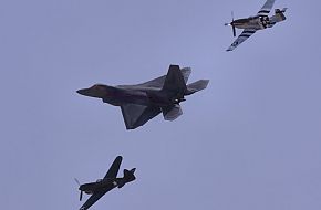 USAF F-22 Raptor Legacy Flight