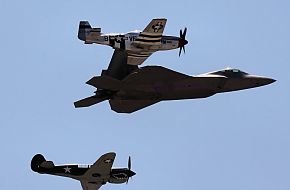 USAF F-22 Raptor Legacy Flight