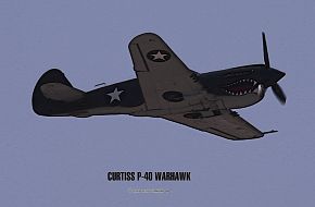 P-40 Warhawk Fighter