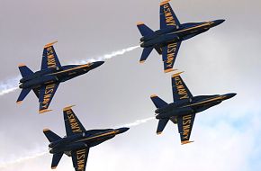 US Navy Blue Angels Flight Demonstration Team