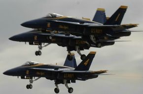 US Navy Blue Angels Flight Demonstration Team