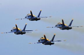 US Navy Blue Angels Flight Demonstration Team