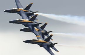 US Navy Blue Angels Flight Demonstration Team