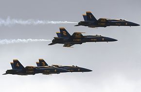 US Navy Blue Angels Flight Demonstration Team