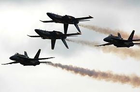 US Navy Blue Angels Flight Demonstration Team