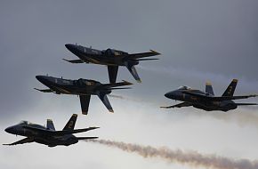 US Navy Blue Angels Flight Demonstration Team