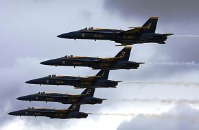 US Navy Blue Angels Flight Demonstration Team