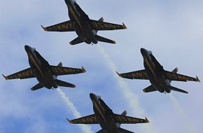 US Navy Blue Angels Flight Demonstration Team