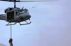 USMC UH-1 Helicopter MAGTF Exercise