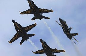 US Navy Blue Angels Flight Demonstration Team