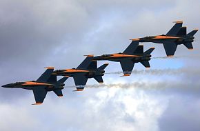 US Navy Blue Angels Flight Demonstration Team