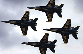 US Navy Blue Angels Flight Demonstration Team