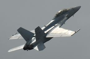 US Navy F/A-18F Super Hornet Fighter