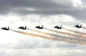 US Navy Blue Angels Flight Demonstration Team