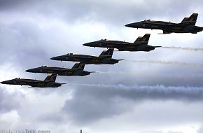 US Navy Blue Angels Flight Demonstration Team