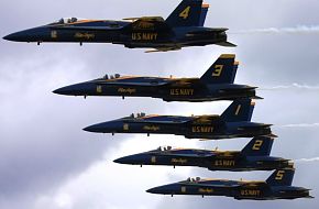 US Navy Blue Angels Flight Demonstration Team