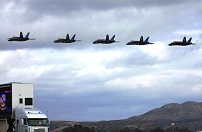 US Navy Blue Angels Flight Demonstration Team