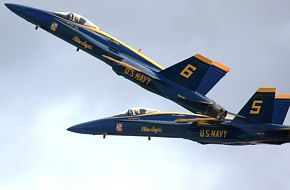 US Navy Blue Angels Flight Demonstration Team