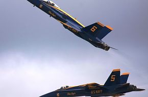 US Navy Blue Angels Flight Demonstration Team