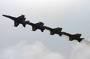 US Navy Blue Angels Flight Demonstration Team