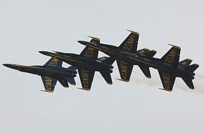 US Navy Blue Angels Flight Demonstration Team